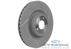 Steeda 15" Mustang Slotted Front Brake Rotors (2015)